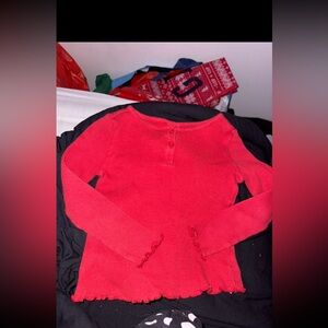 GAP Red Long Sleeve Top for Kids